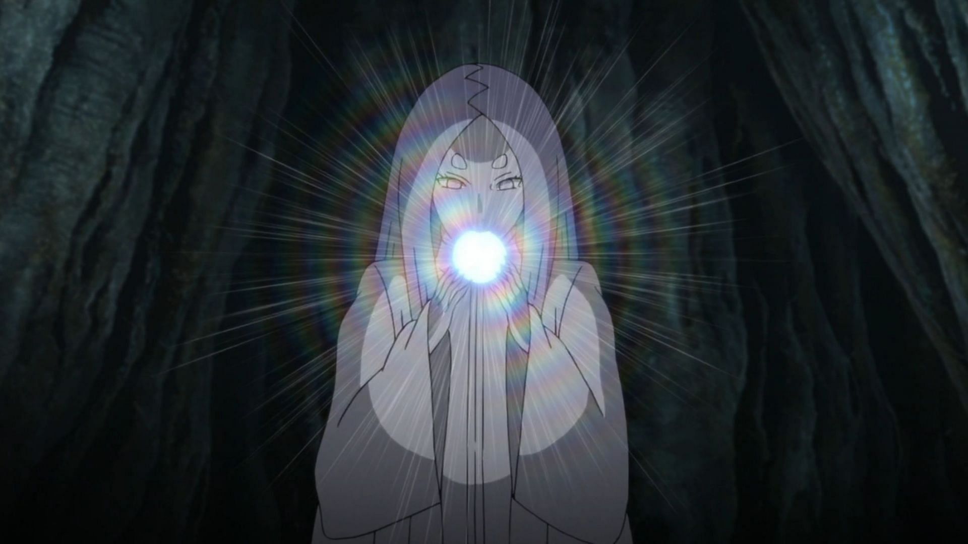 Kaguya Otsutsuki consuming the chakra fruit in 'Naruto Shippuden' (Image via Studio Pierrot)